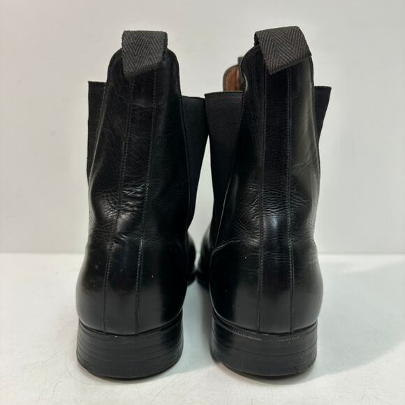 VERY GOOD VTG Tricker's x Miller's New York Chelsea Boot Black Calf Men's US 8.5 - Picture 5 of 11